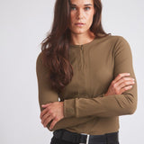 Solid Citizen Equestrian 'Carol' | Performance Crewneck Riding Top | Force Rib - Equiluxe Tack