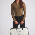 Solid Citizen Equestrian 'Carol' | Performance Crewneck Riding Top | Force Rib - Equiluxe Tack