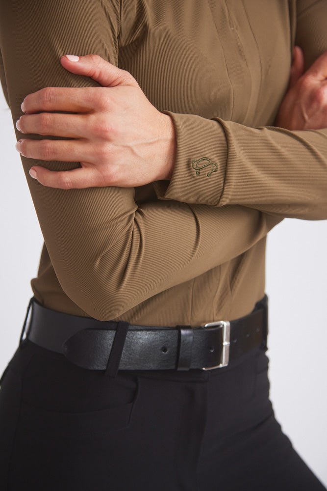 Solid Citizen Equestrian 'Carol' | Performance Crewneck Riding Top | Force Rib - Equiluxe Tack