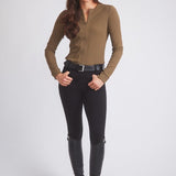 Solid Citizen Equestrian 'Carol' | Performance Crewneck Riding Top | Force Rib - Equiluxe Tack