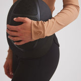 Solid Citizen Equestrian 'Carol' | Performance Crewneck Riding Top | Leather Rib - Equiluxe Tack