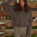 Solid Citizen Equestrian 'Chloe' | Cotton Whipstitch | Slight Crop | Sweater | Flax and Honey - Equiluxe Tack
