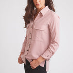Solid Citizen Equestrian 'Jessica II' | Gingham Equestrian Button-Down Shirt | Cinnamon - Equiluxe Tack