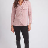 Solid Citizen Equestrian 'Jessica II' | Gingham Equestrian Button-Down Shirt | Cinnamon - Equiluxe Tack