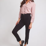 Solid Citizen Equestrian 'Jessica II' | Gingham Equestrian Button-Down Shirt | Cinnamon - Equiluxe Tack