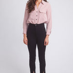 Solid Citizen Equestrian 'Jessica II' | Gingham Equestrian Button-Down Shirt | Cinnamon - Equiluxe Tack