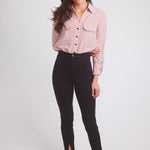 Solid Citizen Equestrian 'Jessica II' | Gingham Equestrian Button-Down Shirt | Cinnamon - Equiluxe Tack