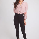 Solid Citizen Equestrian 'Jessica II' | Gingham Equestrian Button-Down Shirt | Cinnamon - Equiluxe Tack