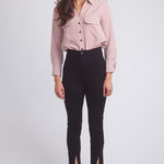 Solid Citizen Equestrian 'Jessica II' | Gingham Equestrian Button-Down Shirt | Cinnamon - Equiluxe Tack