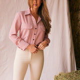 Solid Citizen Equestrian 'Jessica II' | Gingham Equestrian Button-Down Shirt | Cinnamon - Equiluxe Tack