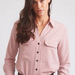Solid Citizen Equestrian 'Jessica II' | Gingham Equestrian Button-Down Shirt | Cinnamon - Equiluxe Tack