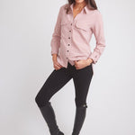 Solid Citizen Equestrian 'Jessica II' | Gingham Equestrian Button-Down Shirt | Cinnamon - Equiluxe Tack