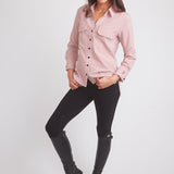 Solid Citizen Equestrian 'Jessica II' | Gingham Equestrian Button-Down Shirt | Cinnamon - Equiluxe Tack