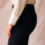 Solid Citizen Equestrian 'Jessica' | Seersucker Equestrian Button-Down Shirt | Ivory - Equiluxe Tack