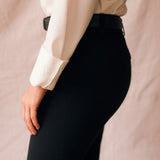 Solid Citizen Equestrian 'Jessica' | Seersucker Equestrian Button-Down Shirt | Ivory - Equiluxe Tack