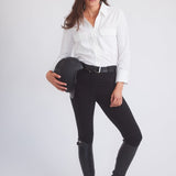 Solid Citizen Equestrian 'Jessica' | Seersucker Equestrian Button-Down Shirt | Ivory - Equiluxe Tack
