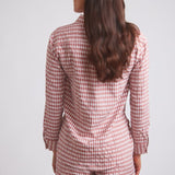 Solid Citizen Equestrian 'Kaley' | Seersucker Gingham Button Down | Cherry Pie - Equiluxe Tack