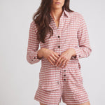 Solid Citizen Equestrian 'Kaley' | Seersucker Gingham Button Down | Cherry Pie - Equiluxe Tack