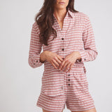 Solid Citizen Equestrian 'Kaley' | Seersucker Gingham Button Down | Cherry Pie - Equiluxe Tack