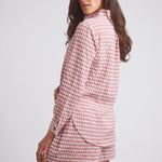 Solid Citizen Equestrian 'Kaley' | Seersucker Gingham Button Down | Cherry Pie - Equiluxe Tack