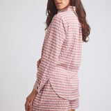 Solid Citizen Equestrian 'Kaley' | Seersucker Gingham Button Down | Cherry Pie - Equiluxe Tack