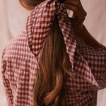 Solid Citizen Equestrian 'Kaley' | Seersucker Gingham Button Down | Cherry Pie - Equiluxe Tack