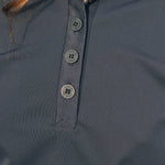 Solid Citizen Equestrian 'Kelly' | Technical Sport Pique | Recycled Nylon | Long Sleeve Polo | Black - Equiluxe Tack