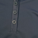 Solid Citizen Equestrian 'Kelly' | Technical Sport Pique | Recycled Nylon | Long Sleeve Polo | Black - Equiluxe Tack