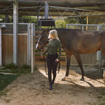 Solid Citizen Equestrian 'Mel Mock Neck' | Feather Air | Long Sleeve Schooling Top | Olive - Equiluxe Tack