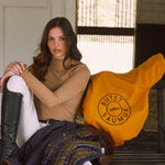 Solid Citizen Equestrian 'Mel Mock Neck' | Italian Rib | Long Sleeve Schooling Top | Leather - Equiluxe Tack