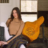 Solid Citizen Equestrian 'Mel Mock Neck' | Italian Rib | Long Sleeve Schooling Top | Leather - Equiluxe Tack