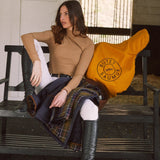Solid Citizen Equestrian 'Mel Mock Neck' | Italian Rib | Long Sleeve Schooling Top | Leather - Equiluxe Tack