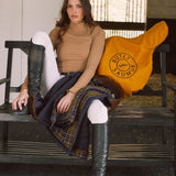 Solid Citizen Equestrian 'Mel Mock Neck' | Italian Rib | Long Sleeve Schooling Top | Leather - Equiluxe Tack