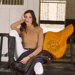 Solid Citizen Equestrian 'Mel Mock Neck' | Italian Rib | Long Sleeve Schooling Top | Leather - Equiluxe Tack