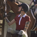 Solid Citizen Equestrian 'Viv' | Maxx Comfort | Short Sleeve Polo | Mars - Equiluxe Tack
