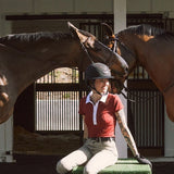 Solid Citizen Equestrian 'Viv' | Maxx Comfort | Short Sleeve Polo | Mars - Equiluxe Tack