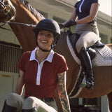 Solid Citizen Equestrian 'Viv' | Maxx Comfort | Short Sleeve Polo | Mars - Equiluxe Tack