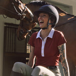 Solid Citizen Equestrian 'Viv' | Maxx Comfort | Short Sleeve Polo | Mars - Equiluxe Tack
