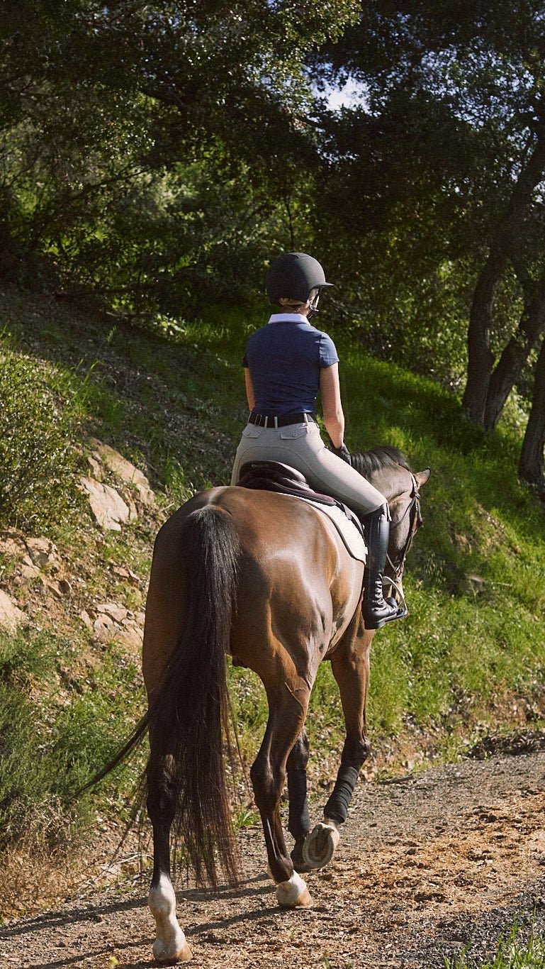Solid Citizen Equestrian 'Viv' | Maxx Comfort | Short Sleeve Polo | Pebble - Equiluxe Tack