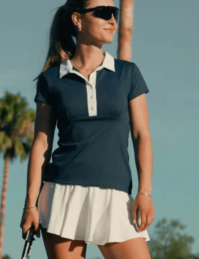 Solid Citizen Equestrian 'Viv' | Maxx Comfort | Short Sleeve Polo | Pebble - Equiluxe Tack