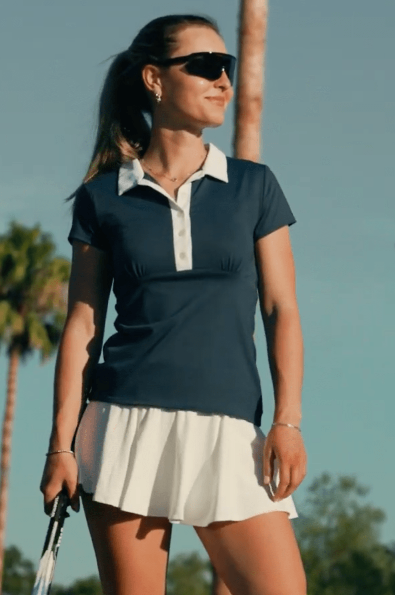 Solid Citizen Equestrian 'Viv' | Maxx Comfort | Short Sleeve Polo | Pebble - Equiluxe Tack