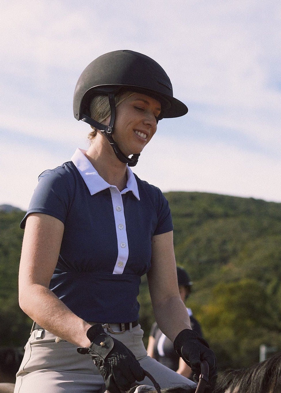 Solid Citizen Equestrian 'Viv' | Maxx Comfort | Short Sleeve Polo | Pebble - Equiluxe Tack
