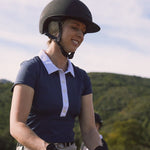 Solid Citizen Equestrian 'Viv' | Maxx Comfort | Short Sleeve Polo | Pebble - Equiluxe Tack