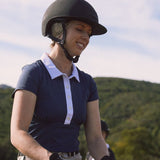 Solid Citizen Equestrian 'Viv' | Maxx Comfort | Short Sleeve Polo | Pebble - Equiluxe Tack