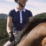 Solid Citizen Equestrian 'Viv' | Maxx Comfort | Short Sleeve Polo | Pebble - Equiluxe Tack