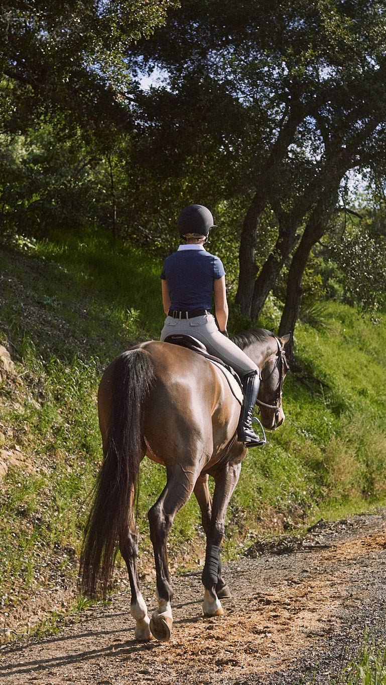 Solid Citizen Equestrian 'Viv' | Maxx Comfort | Short Sleeve Polo | Pebble - Equiluxe Tack