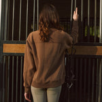 Solid Citizen Equestrian 'Whitney' | Cotton Whipstitch | Over-sized Crewneck Sweatshirt | Teddy - Equiluxe Tack