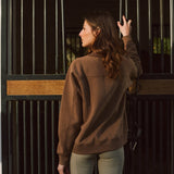 Solid Citizen Equestrian 'Whitney' | Cotton Whipstitch | Over-sized Crewneck Sweatshirt | Teddy - Equiluxe Tack