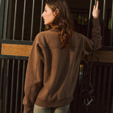 Solid Citizen Equestrian 'Whitney' | Cotton Whipstitch | Over-sized Crewneck Sweatshirt | Teddy - Equiluxe Tack