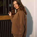 Solid Citizen Equestrian 'Whitney' | Cotton Whipstitch | Over-sized Crewneck Sweatshirt | Teddy - Equiluxe Tack